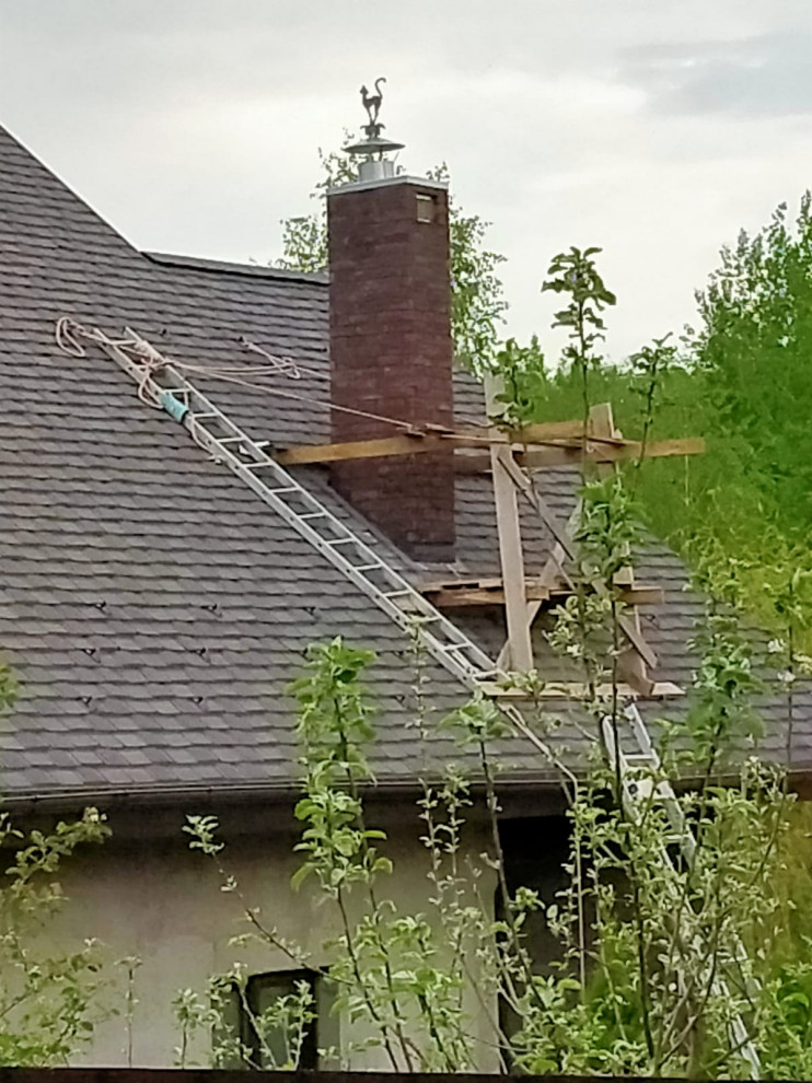 Монтаж керамических дымоходов