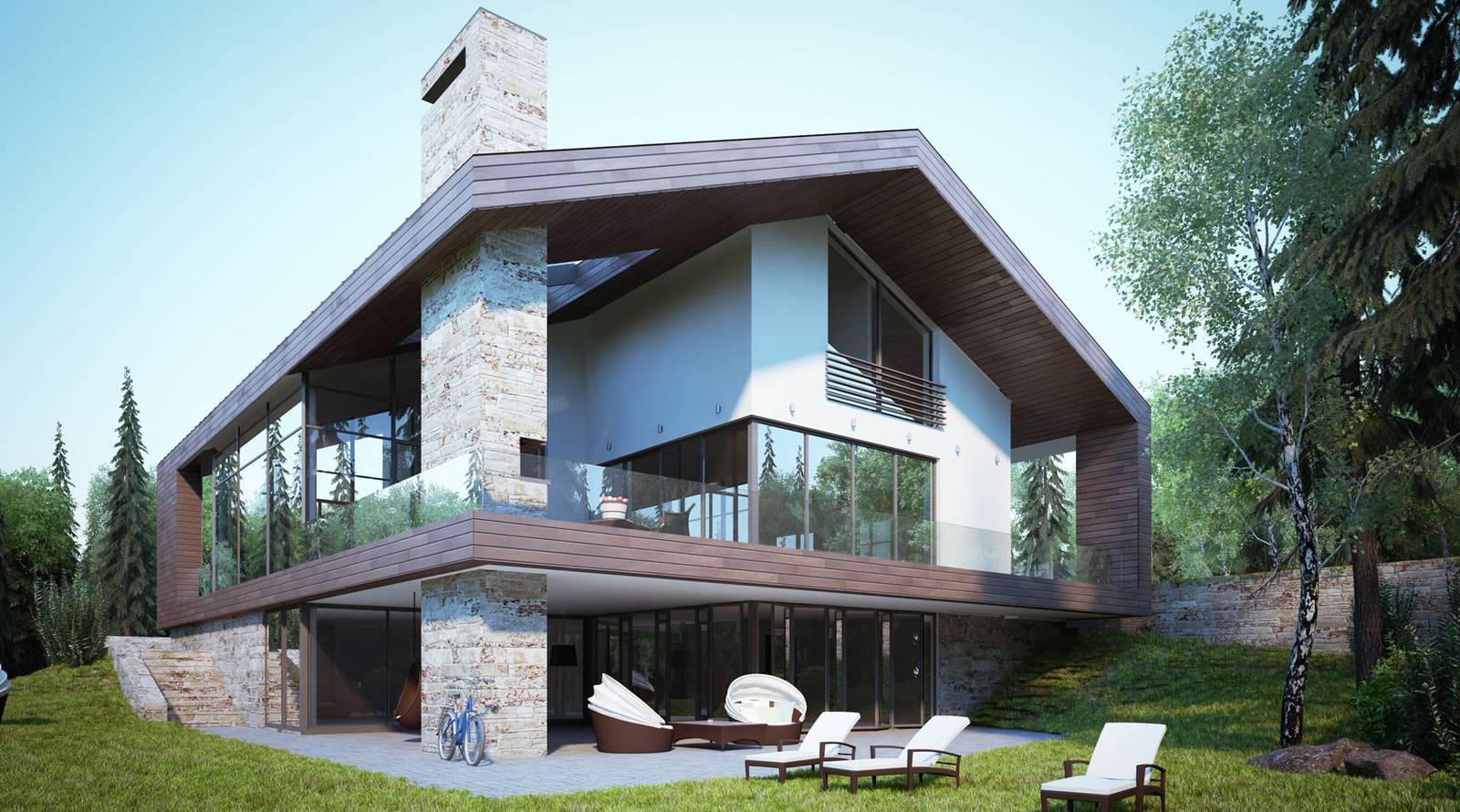 Обложка проекта: ДОМ В ПОСЕЛКЕ ВАРТЕМЯГИ, 920 М2