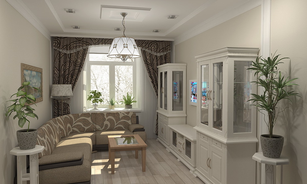 Обложка проекта: Дизайн-проект двухкомнатной квартиры в Москве