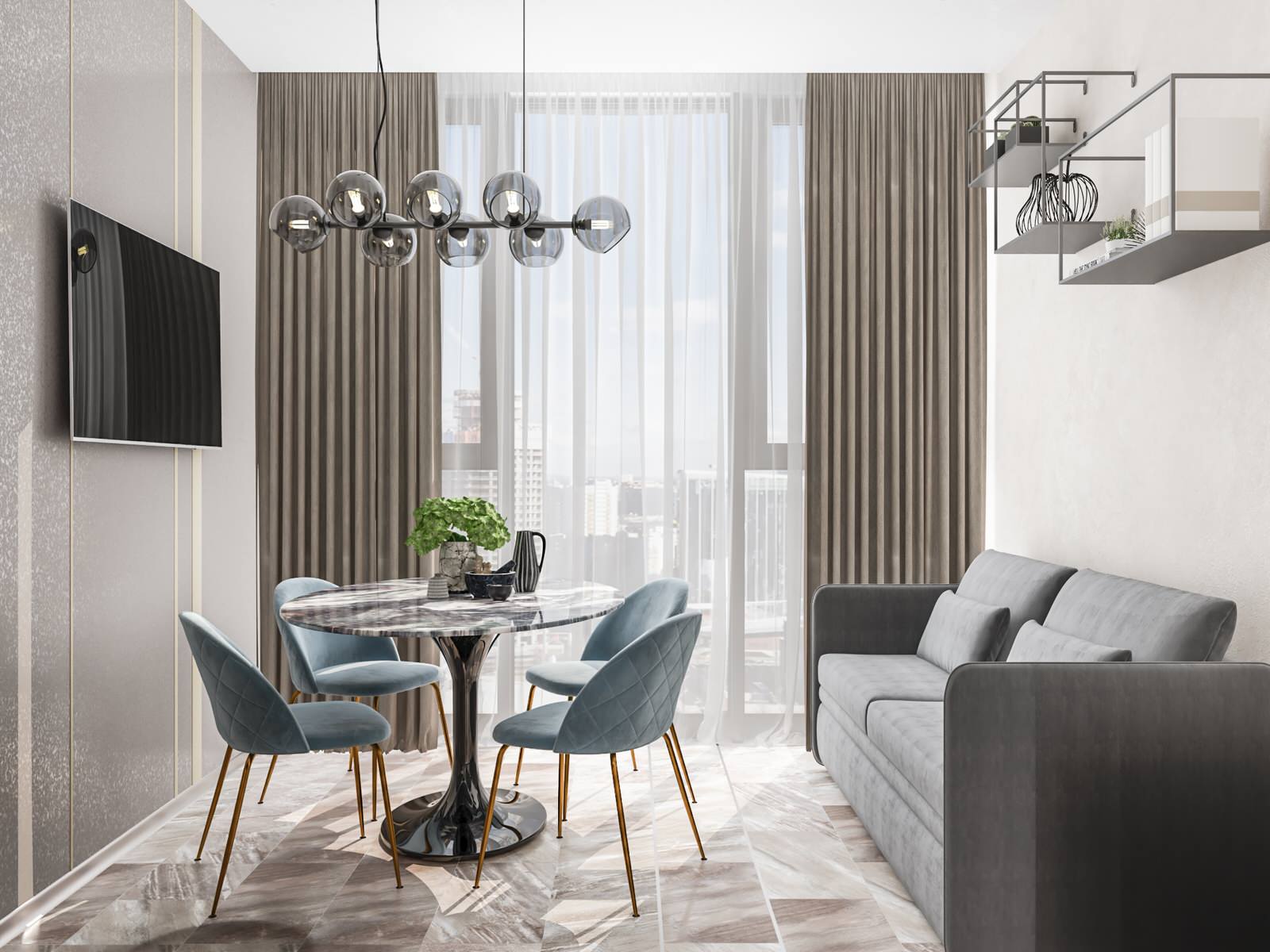 Двухкомнатная квартира в ЖК Макаровский