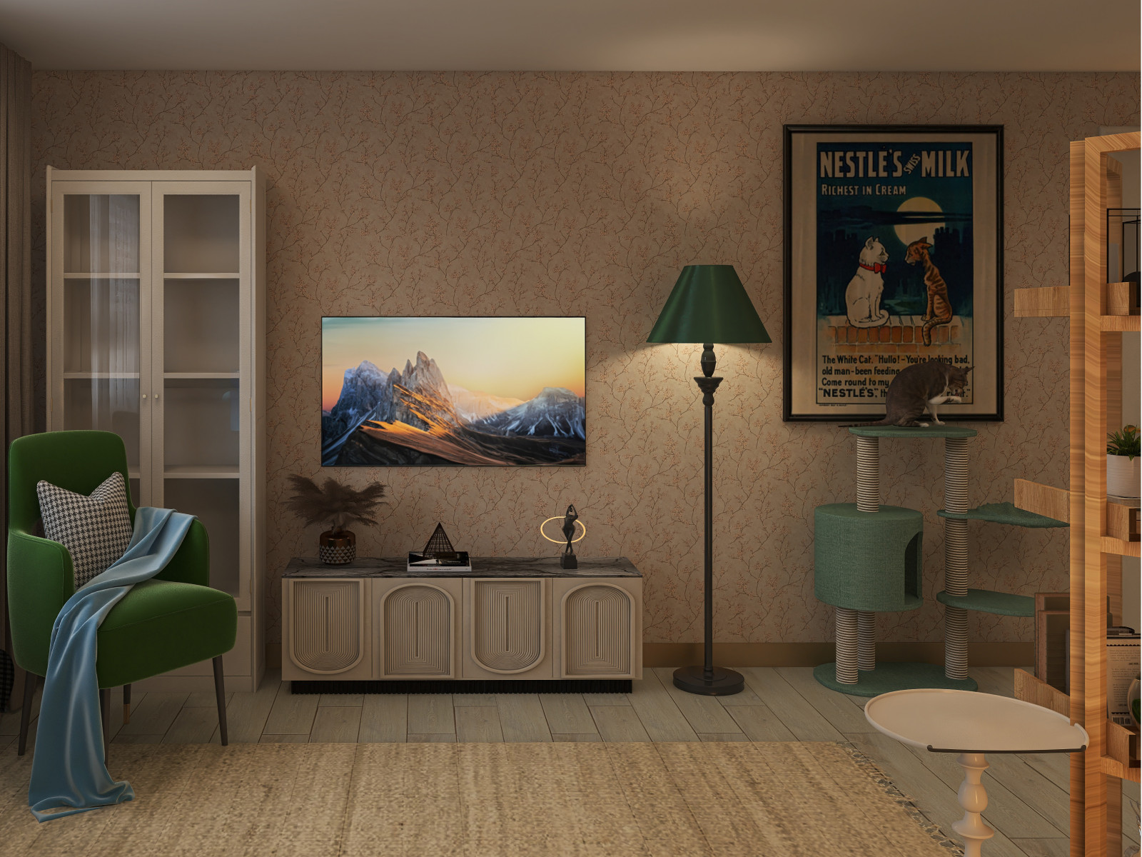 Комплектация комнаты в однокомнатной квартире