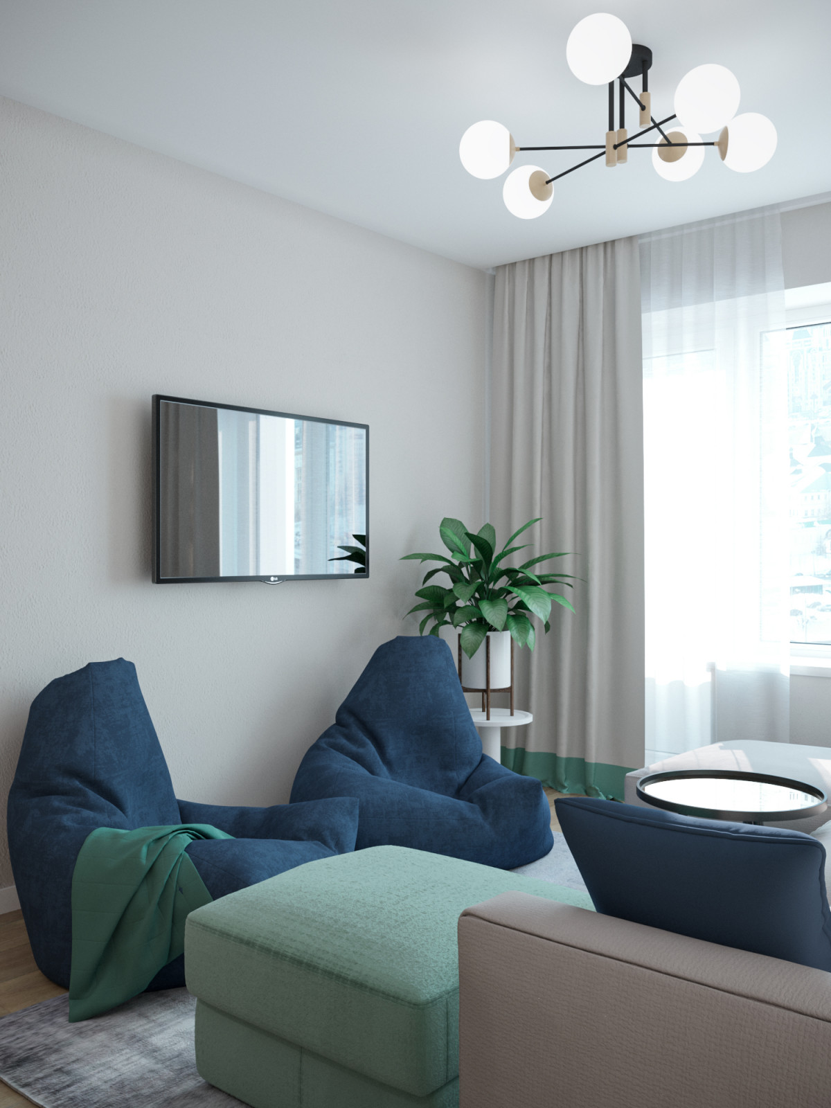 Трехкомнатная квартира для двух сестер