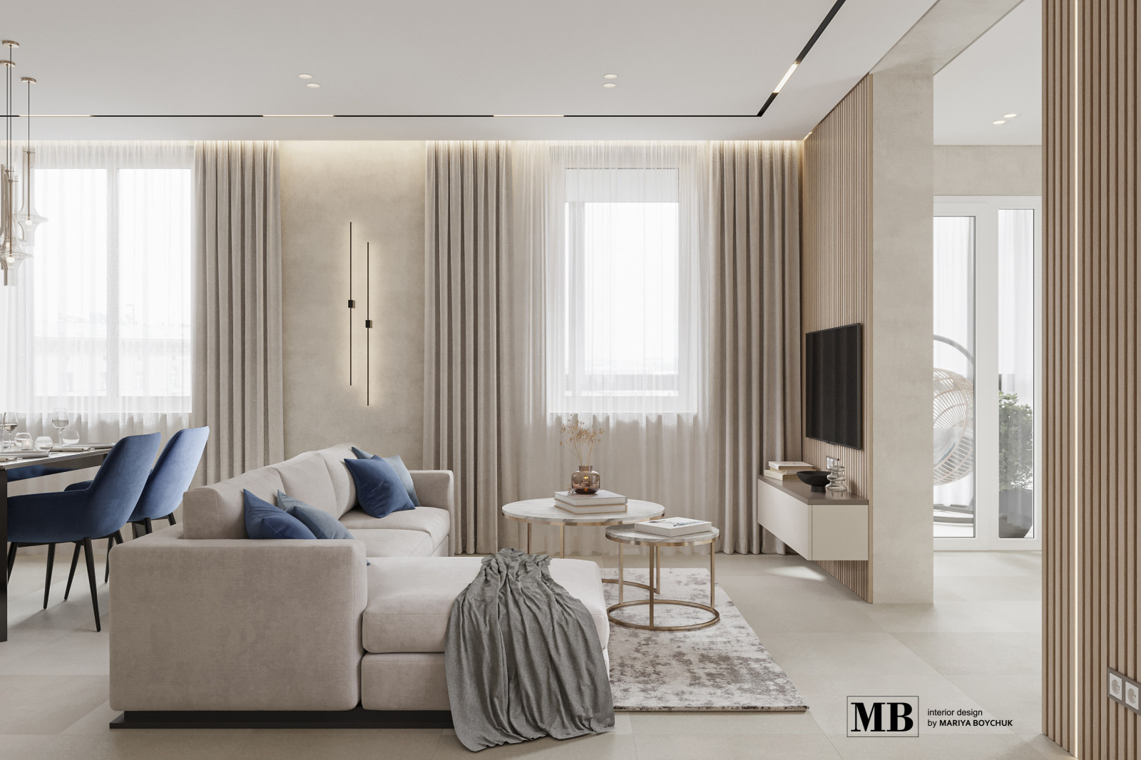 Дизайн квартиры на ул. 9апреля в г. Калининграде