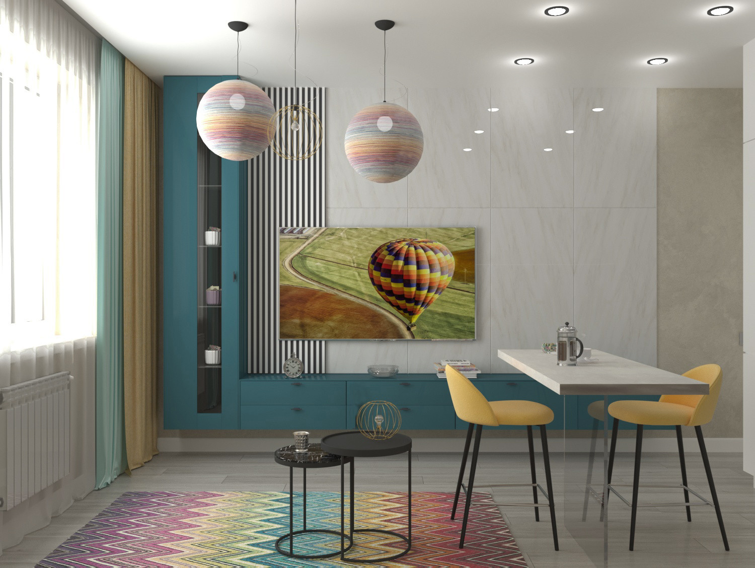 Квартира в стиле "Missoni"