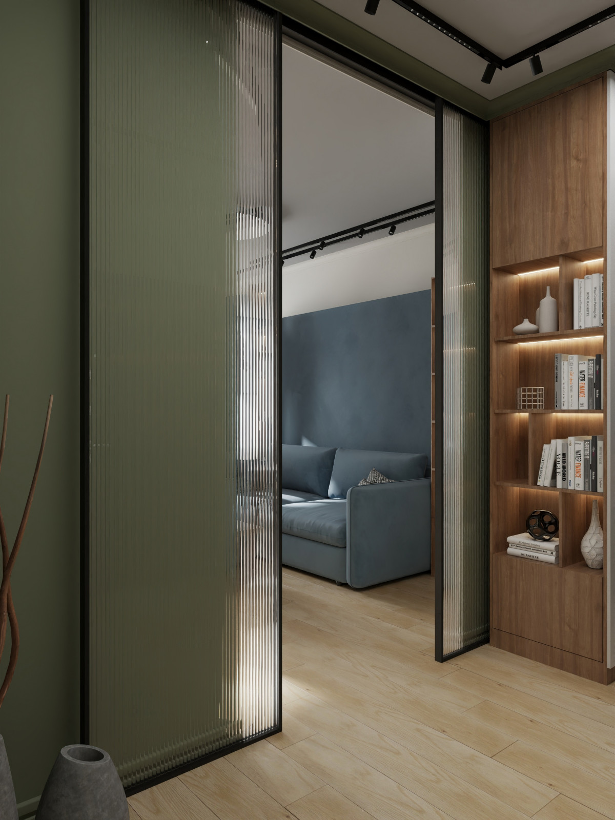 Интерьер квартиры в стиле сканди