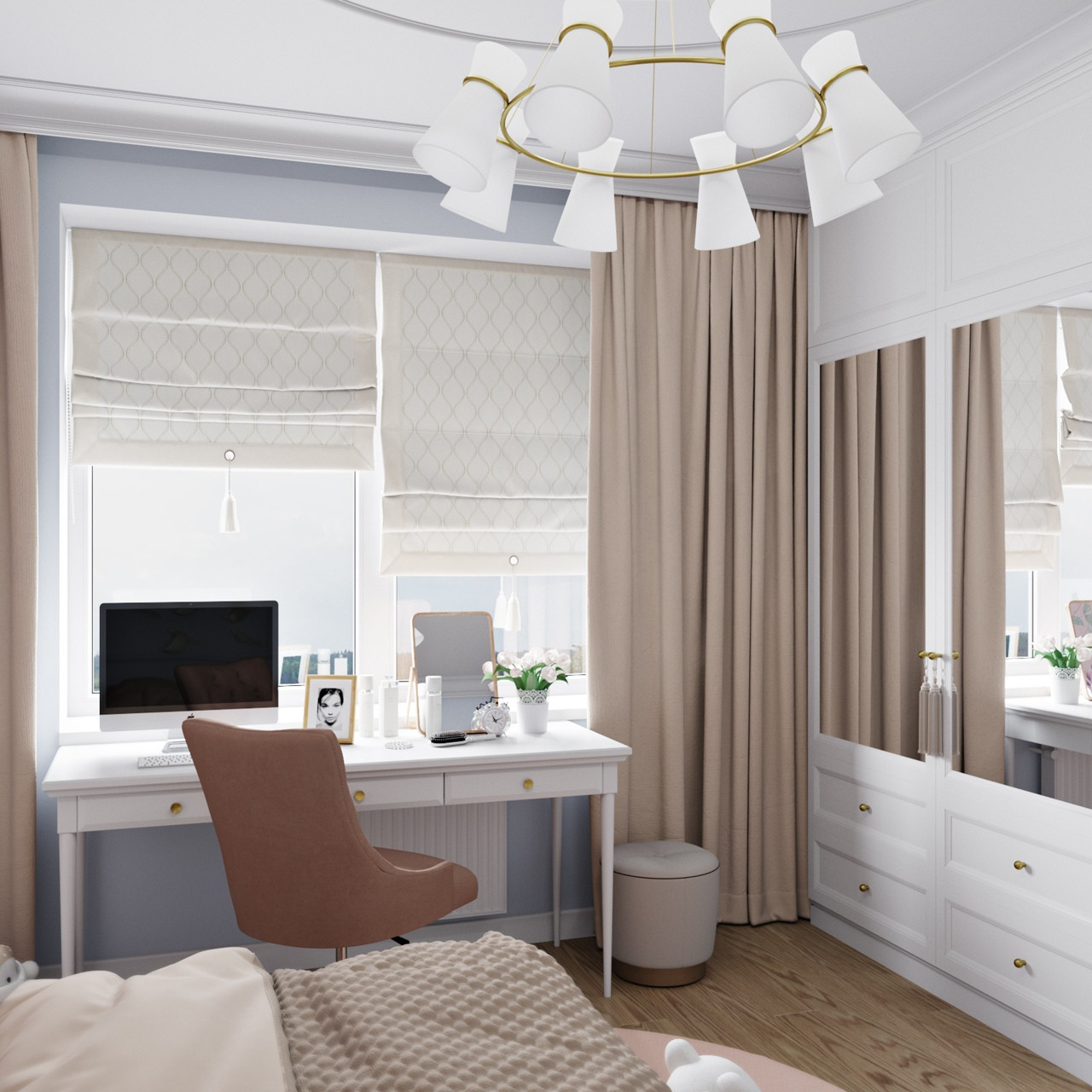 Дизайн-проект квартиры в ЖК Две столицы, 65 кв.м