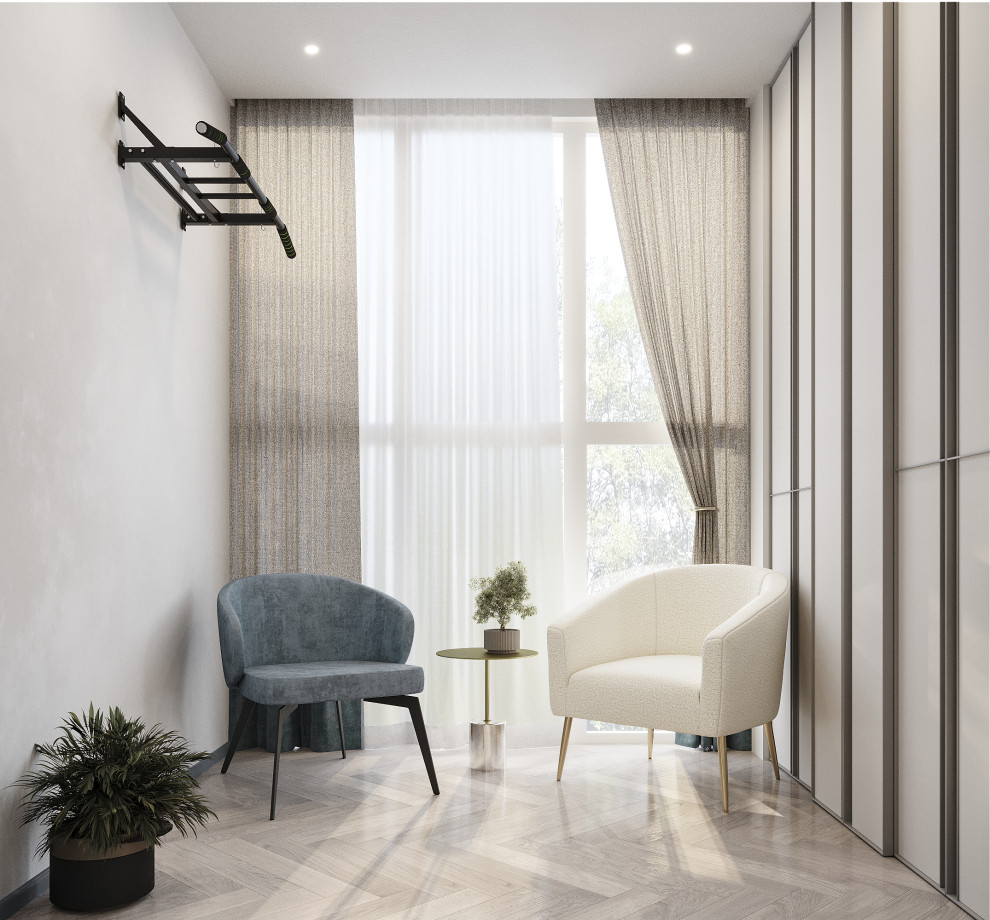 Проект 2х-комнатной квартиры в Мегаполис-парке