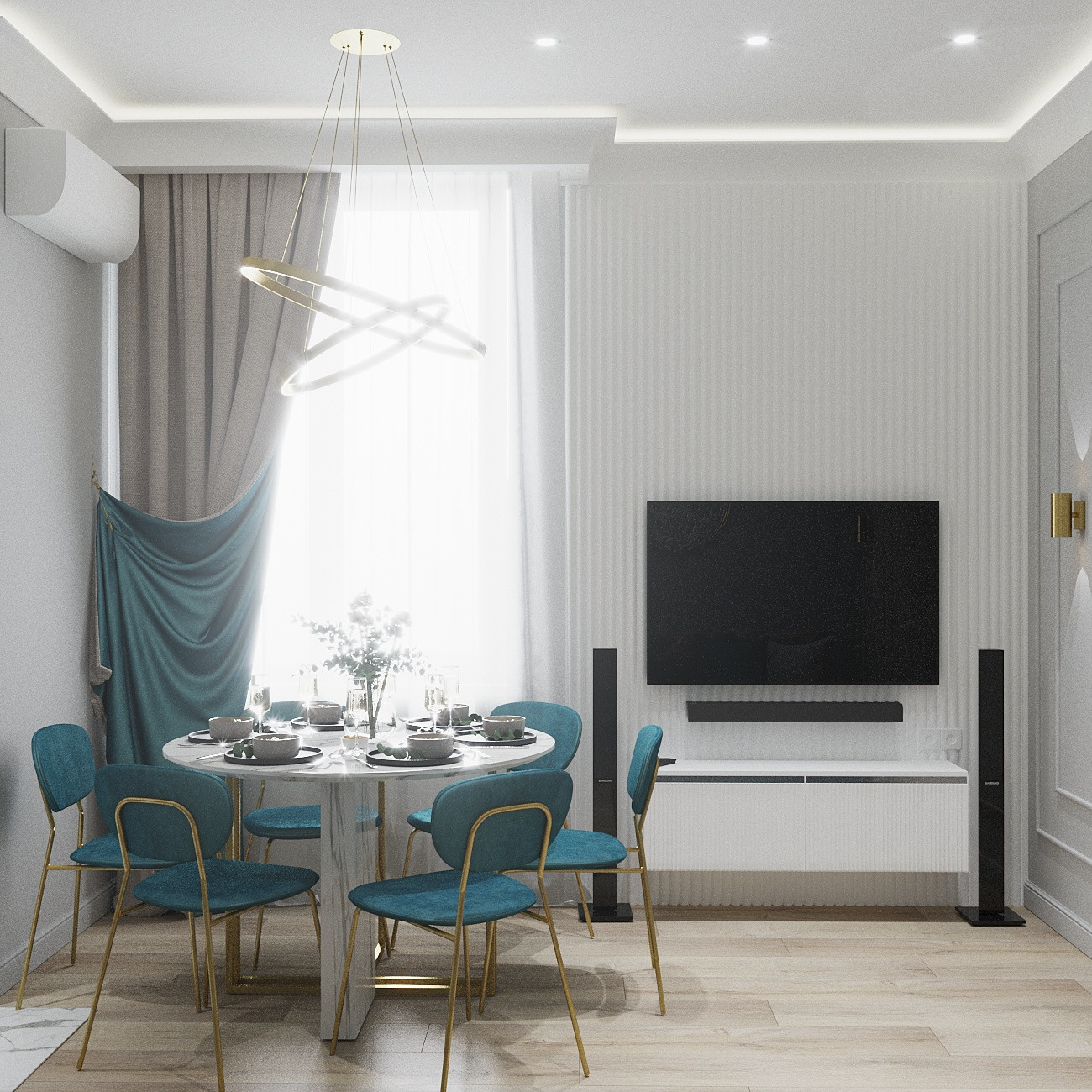 Дизайн-проект квартиры, площадью 72,87 м2