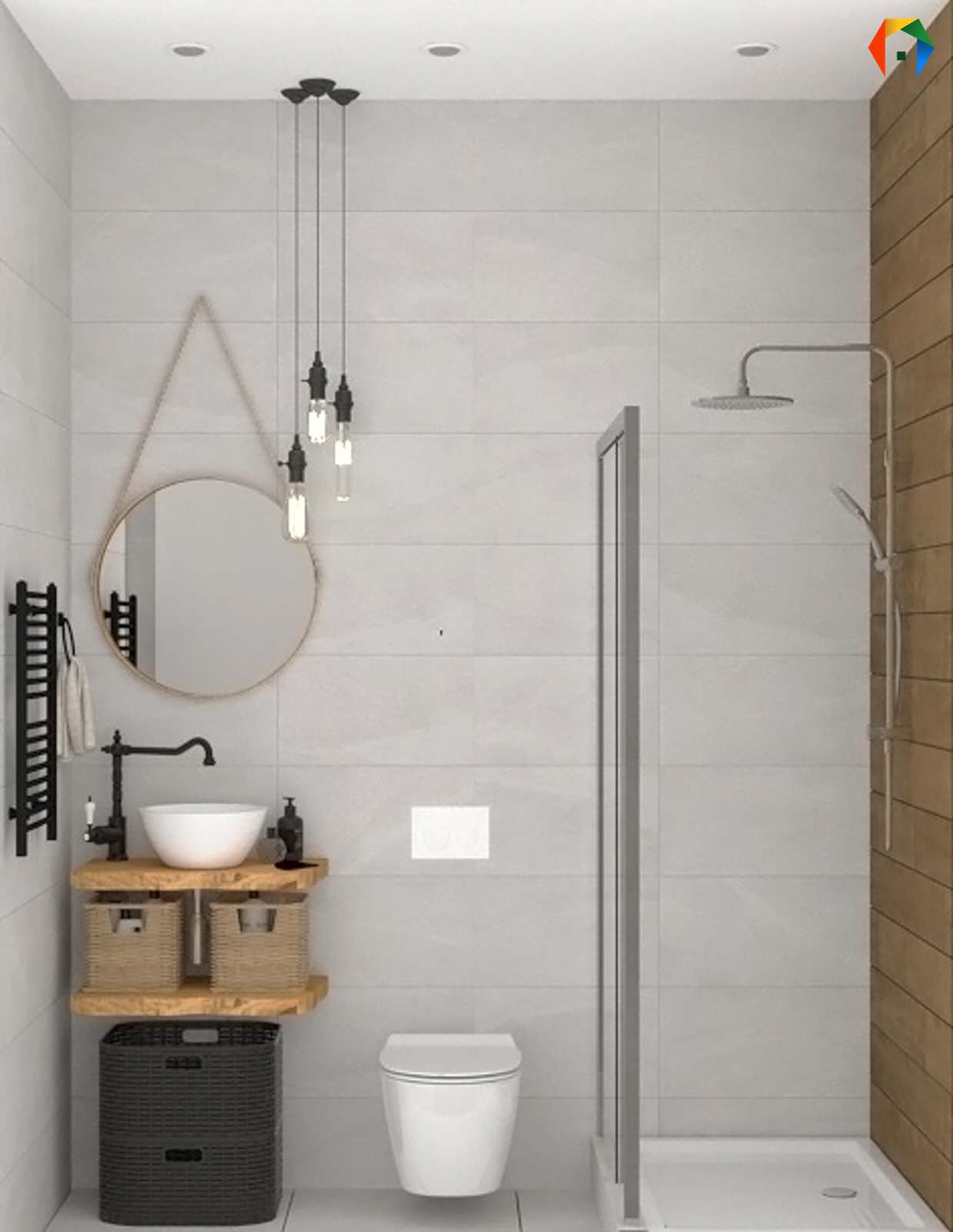 Волоколамское шоссе. Дизайн квартиры с объединенными кухней и гостиной