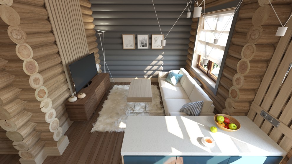 Интерьеры деревянного дома