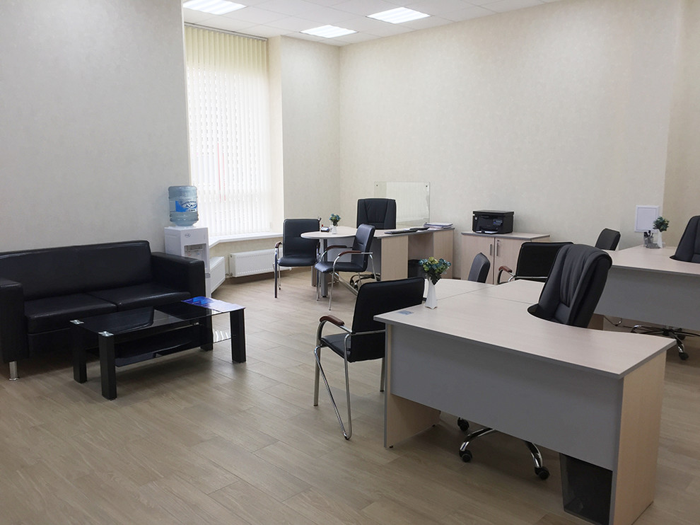 Фото интерьеров офиса строительной компании "Любимый Дом" г. Краснодар