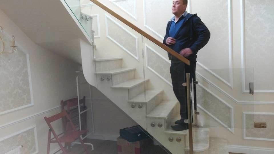 Самонесущие ограждения из стекла Маршаг