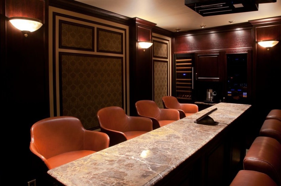 Интерьеры домашних кинотеатров