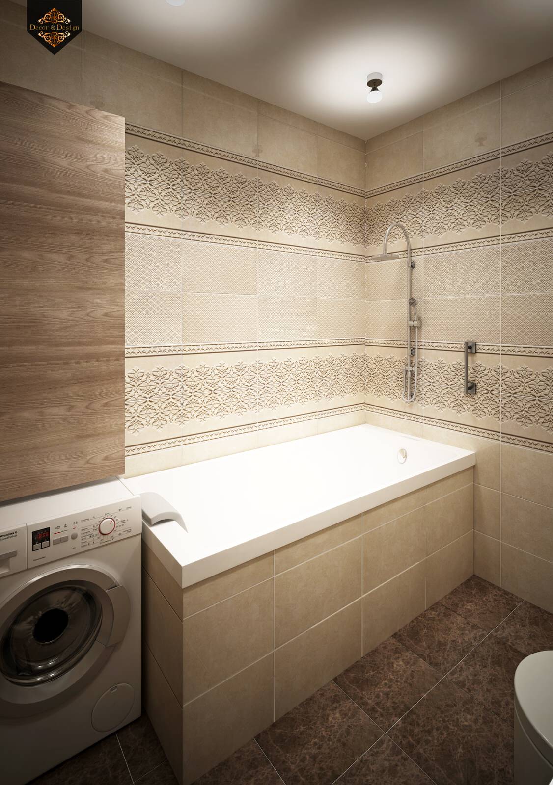 "Фьюжн в интерьере"трехкомнатная квартира в Казани по ул. Муштари