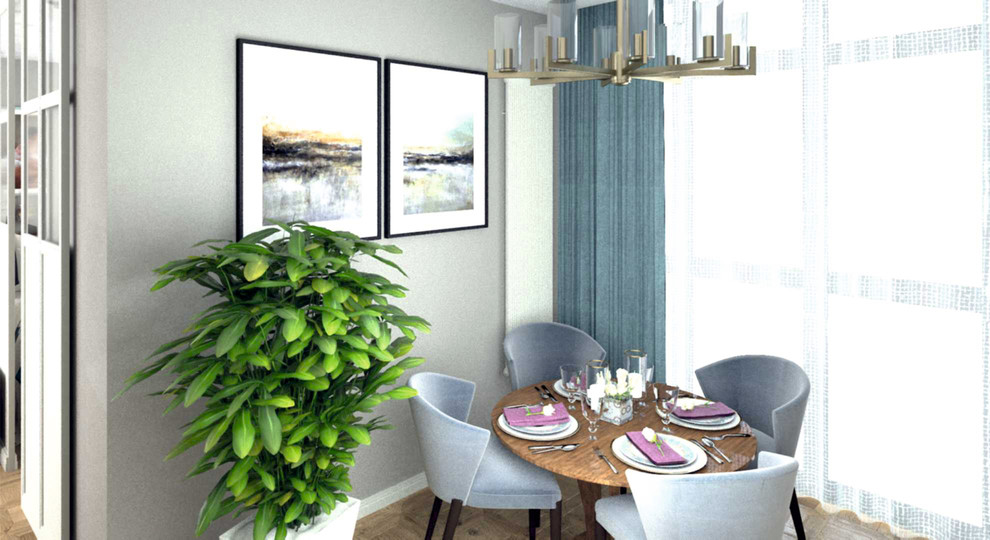 Обложка проекта: Проект однокомнатной квартиры