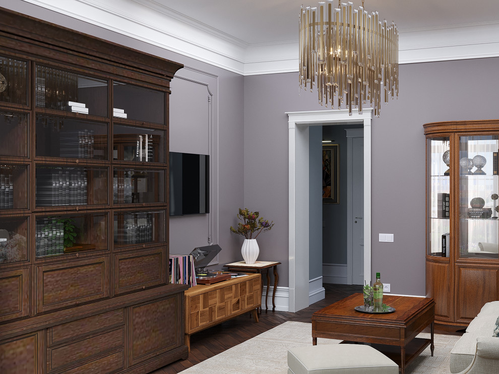 Дизайн-проект трехкомнатной квартиры для пары средних лет.