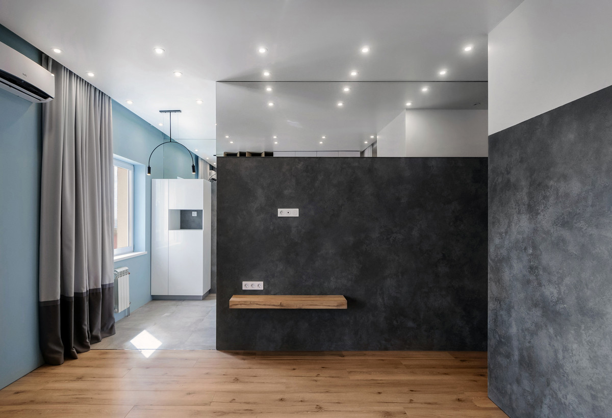 Студия с альковом в джунглях