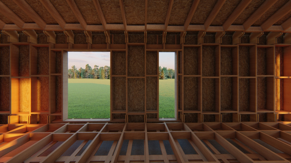 Дом у березы