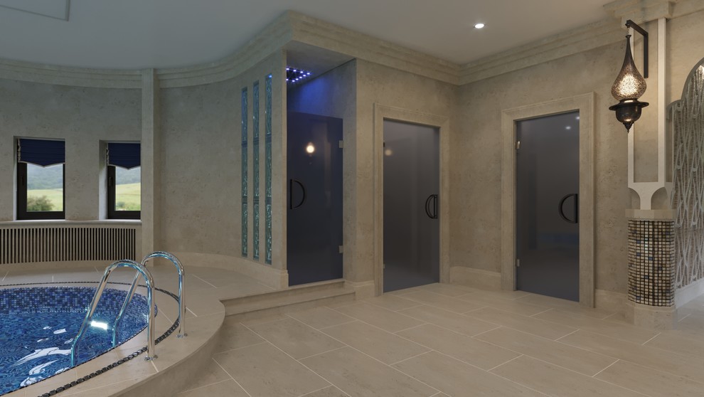 Обложка проекта: CПА-комплекс в загородном доме