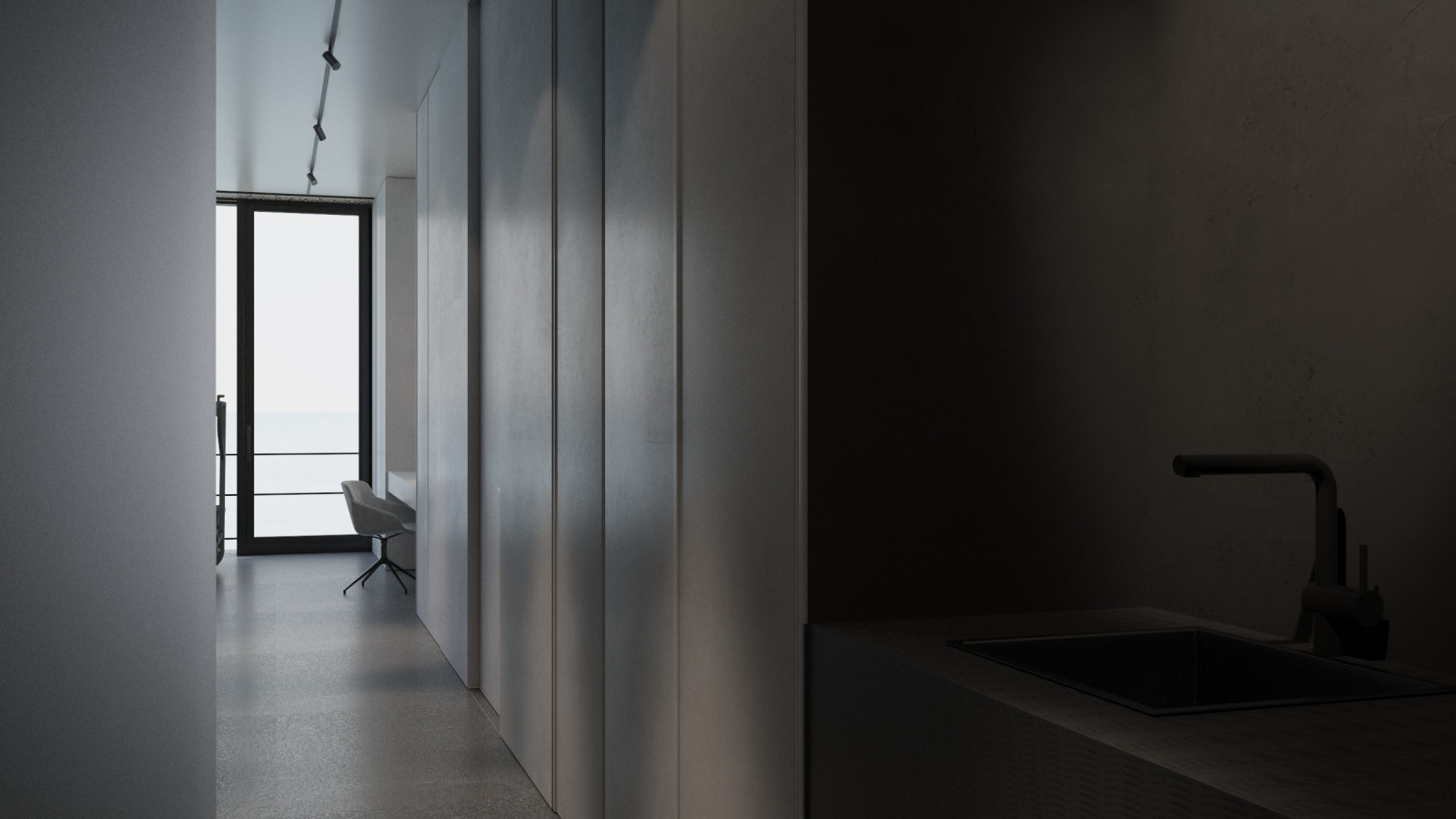 Визуализация для проекта коттеджа студии 13/72