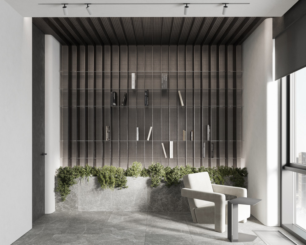 Обложка проекта: Кабинет в современном стиле