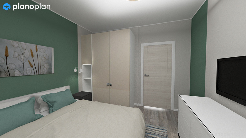 4хкомнатная квартира для молодой семьи с кабинетом в кладовке