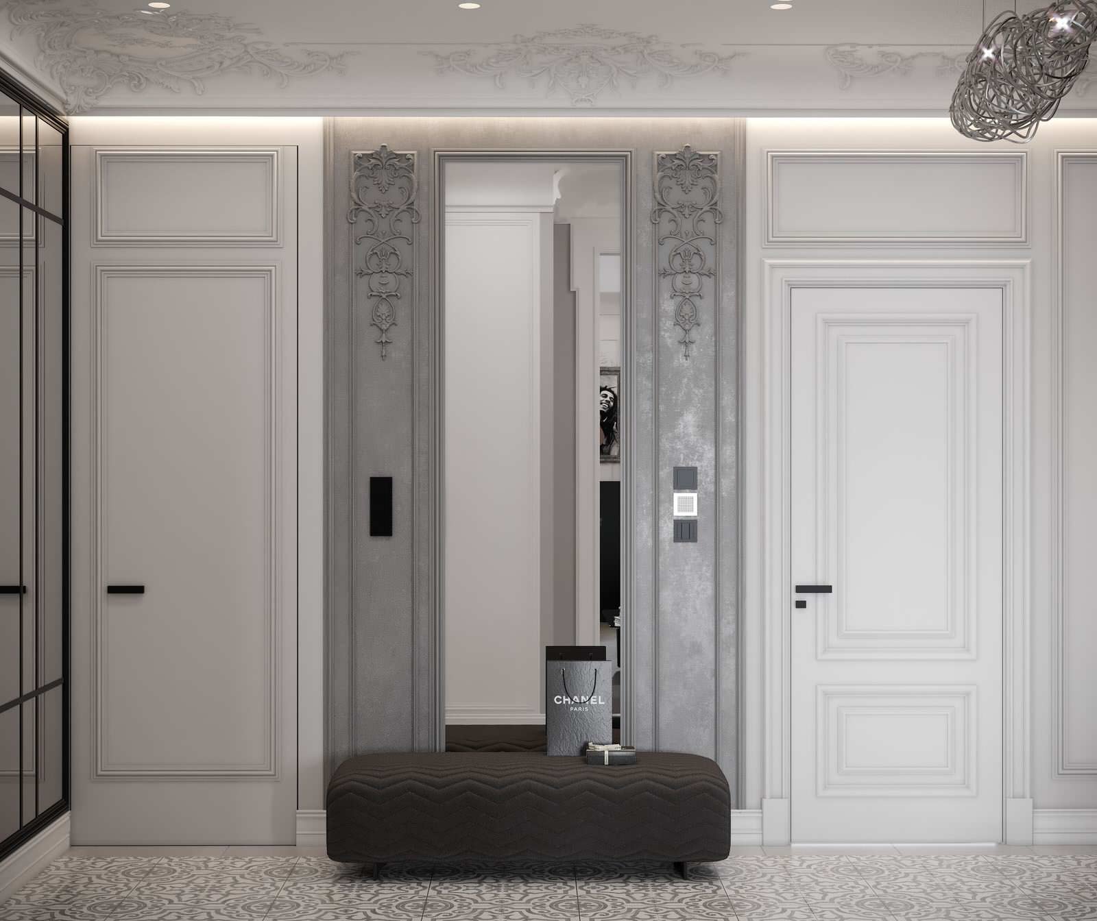 Дизайн трехкомнатной квартиры 170 м2