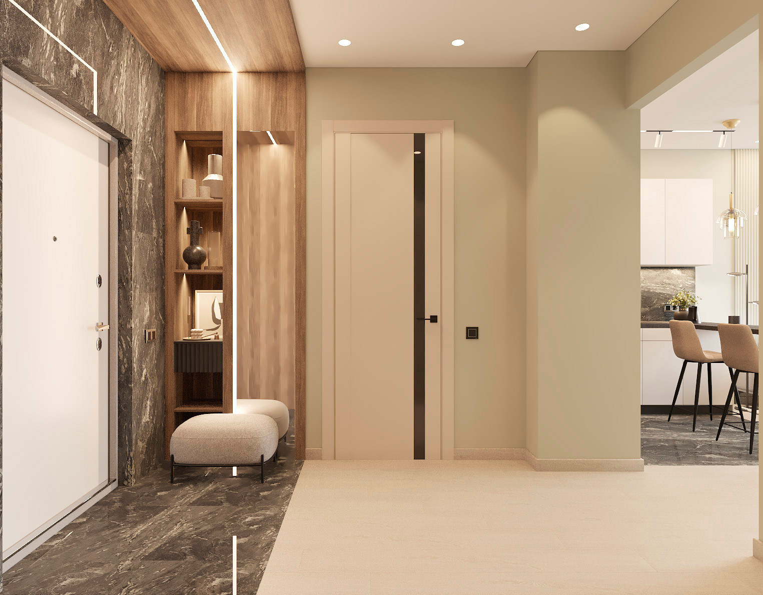 Дизайн интерьера квартиры 50 м.кв.