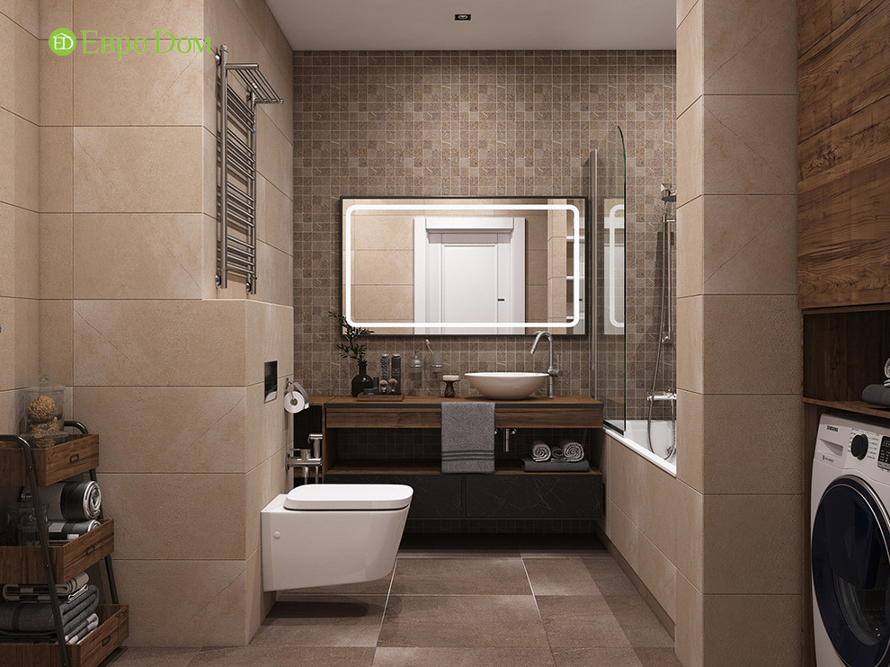 Дизайн трехкомнатной квартиры 120 кв. м в современном стиле