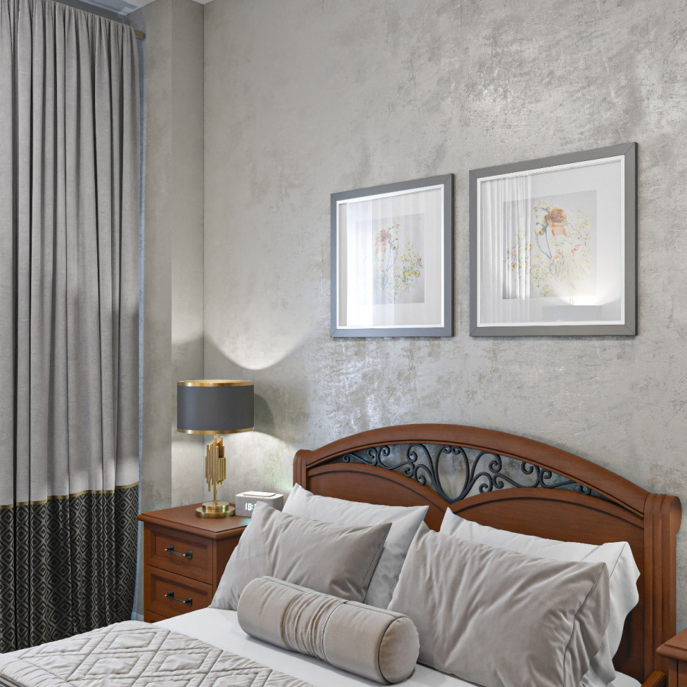 Спальня с классическими элементами