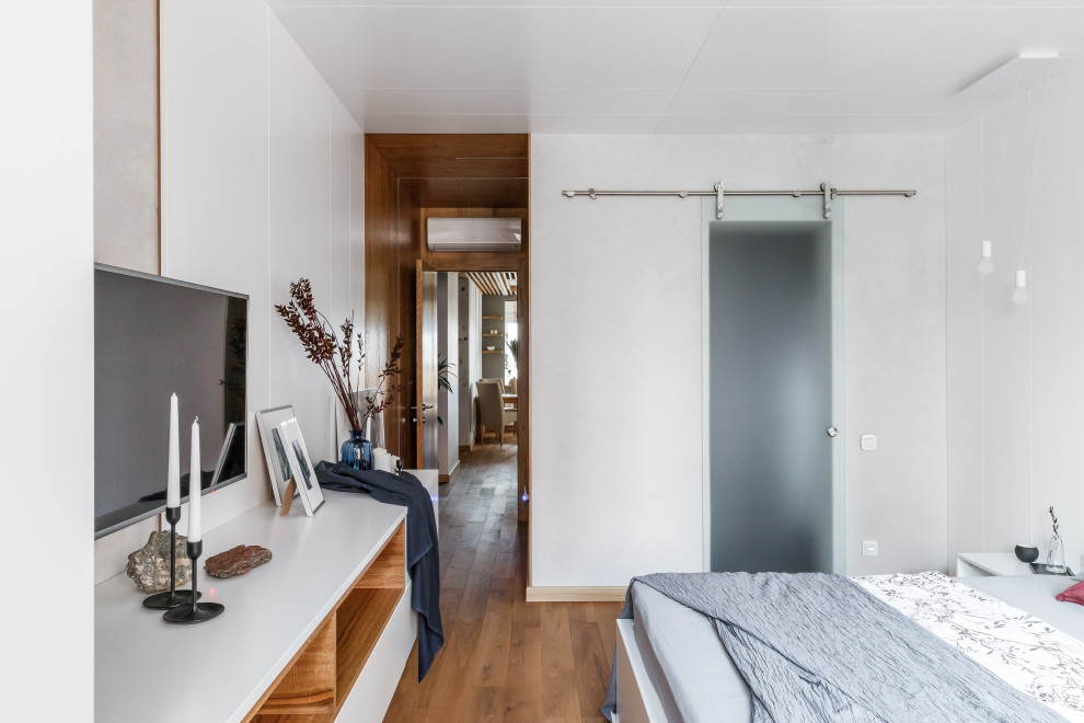 Квартира с фито-стеной и яркими акцентами в Москве