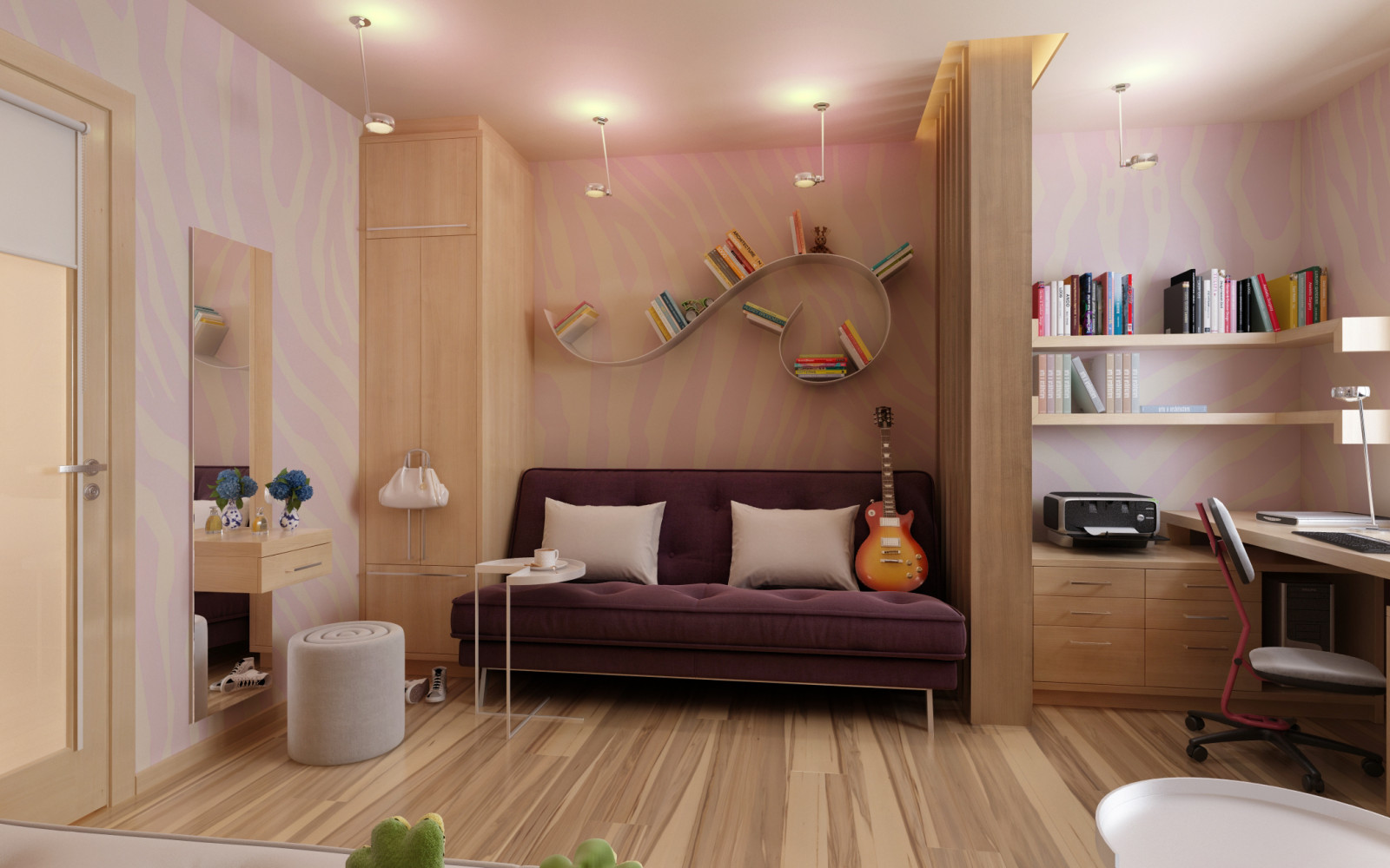 мягкий минимализм " ИЗ ВОЗДУХА И ДЕРЕВА"