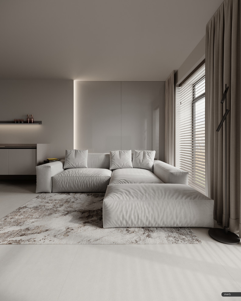 Обложка проекта: Квартира 87м2 в ЖК "Сиреневый бульвар", г. Калининград