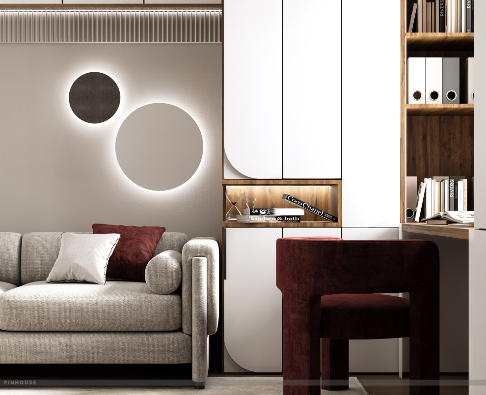 Проект двухкомнатной квартиры (57 м²) в Санкт-Петербурге