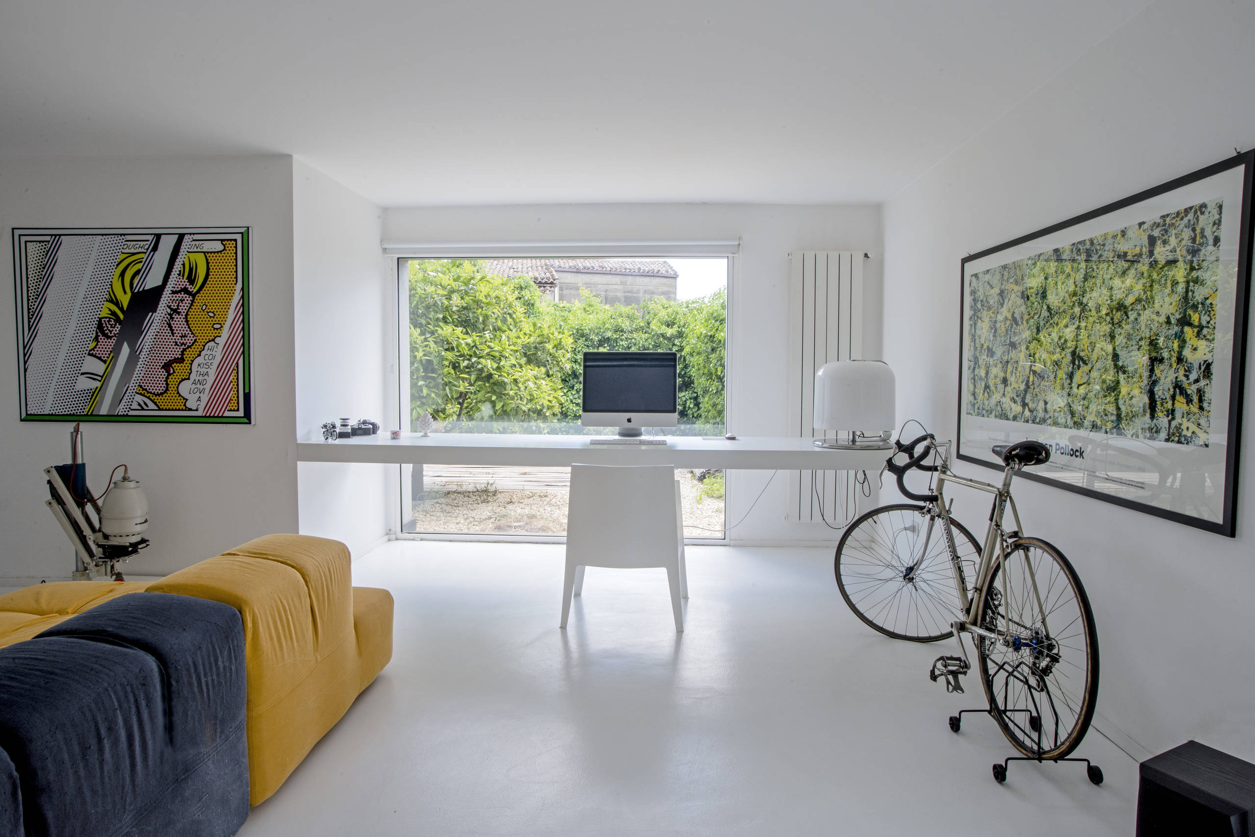 Houzz Италия: Гараж, переоборудованный в просторный дом