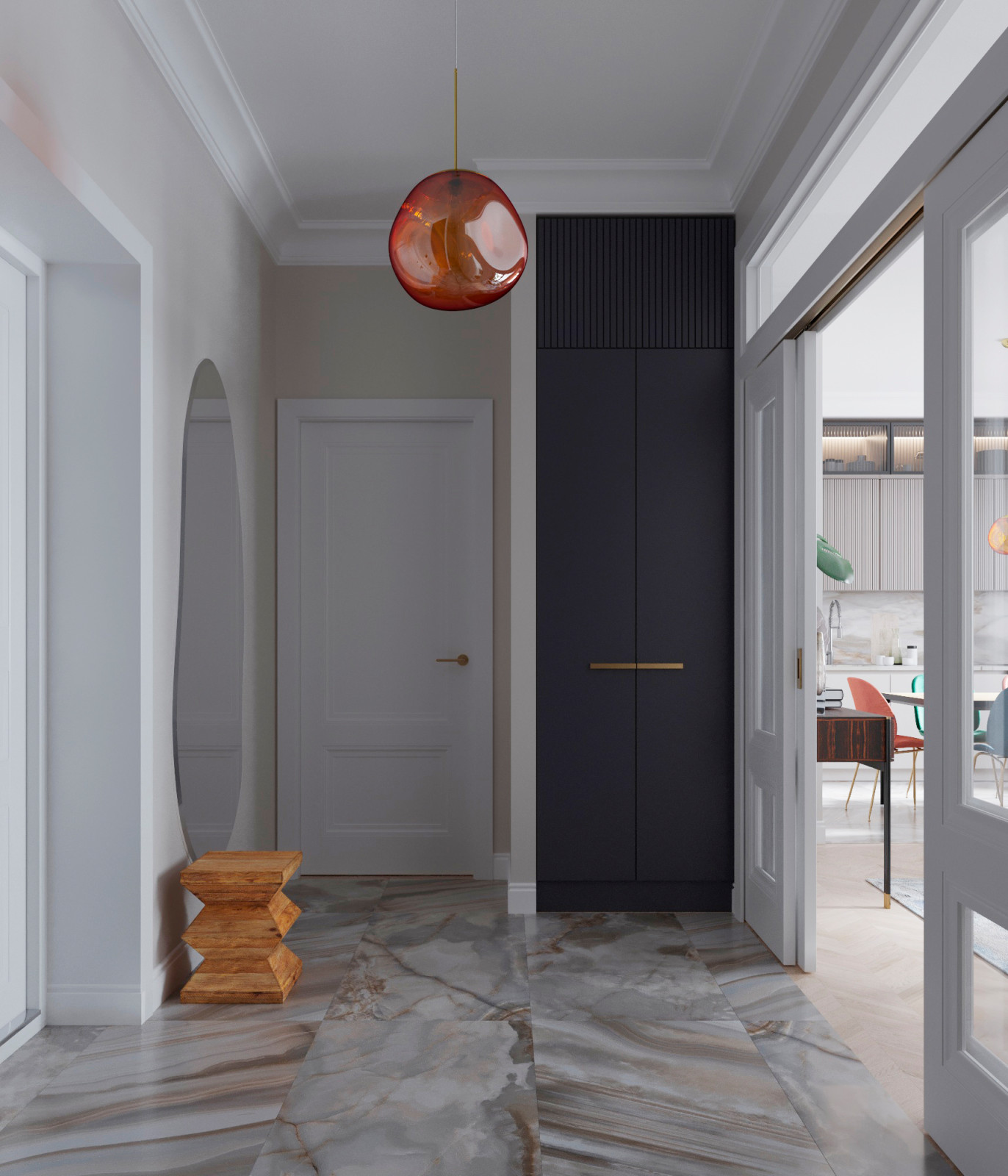 КВАРТИРА В НЕОКЛАССИЧЕСКОМ СТИЛЕ