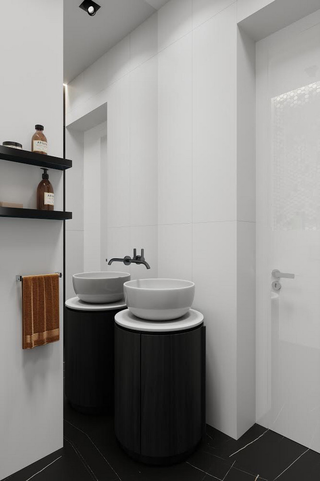 Дизайн-проект квартиры в стиле минимализм (Дыбенко)