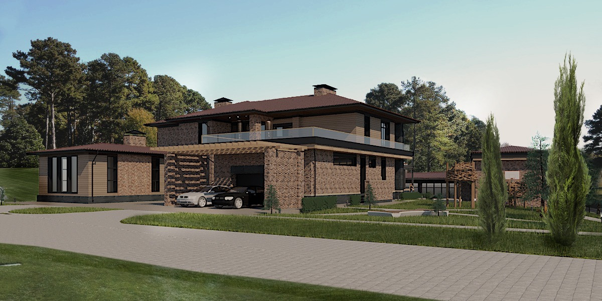 Индивидуальный жилой дом в Подмосковье, реконструкция