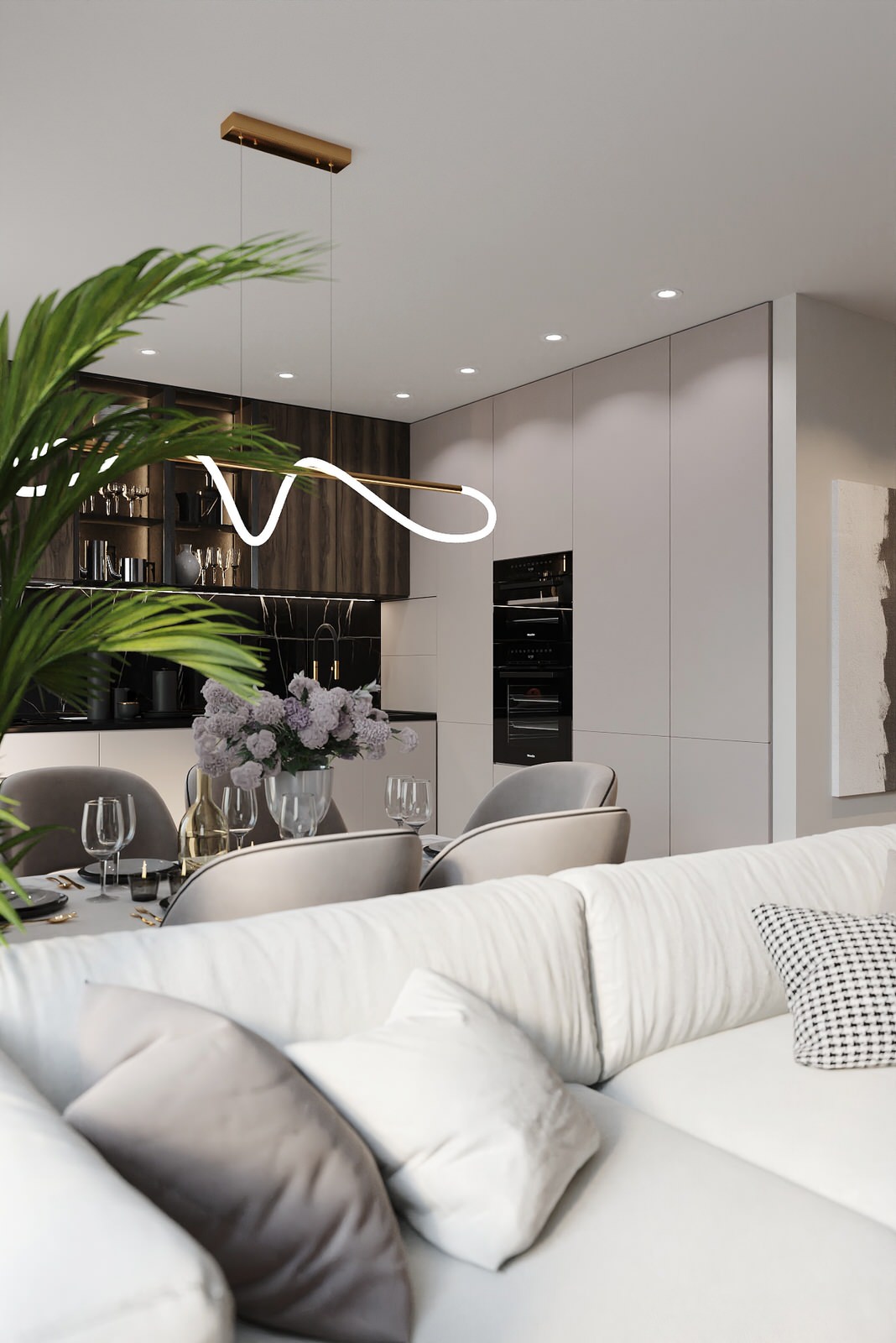 Двухкомнатная квартира 70 м2