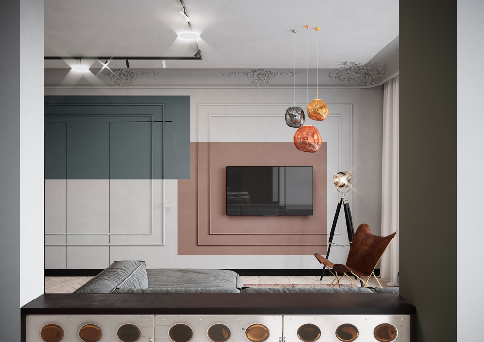 Проект 3-х комнатной квартиры для молодой творческой семьи