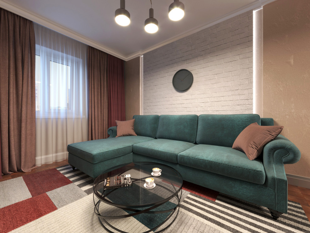 Кухня - гостиная в загородном доме. Прованс/современная классика