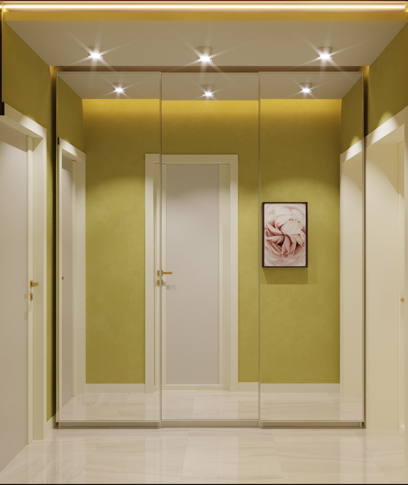 Проект квартиры "Розовая пудра"