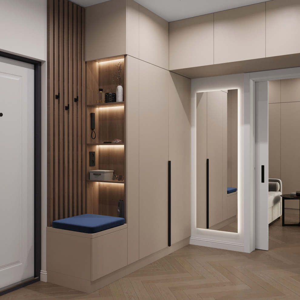 Дизайн квартиры во вторичном фонде, Кантемировская, Москва