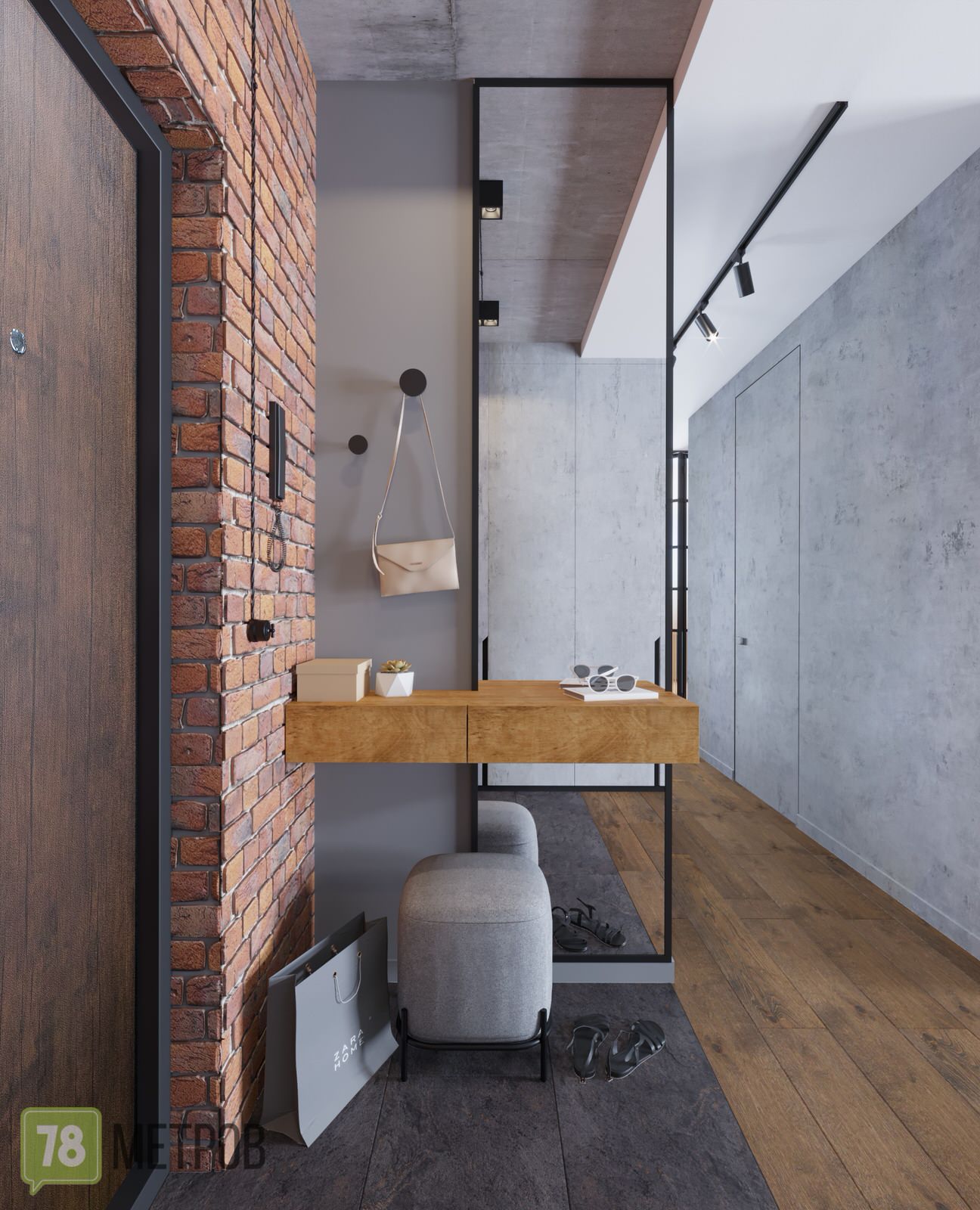 Дизайн-проект квартиры в ЖК "Галактика"