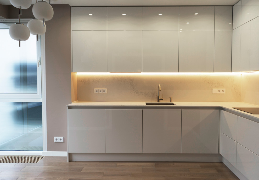 Современный интерьер в пастельных тонах