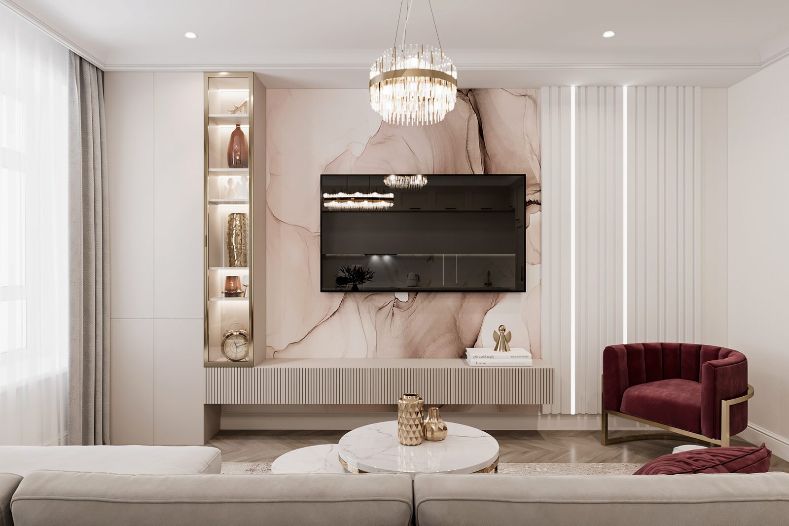 Столичный, 3х комнатный дом, классика с элементами Арт Деко