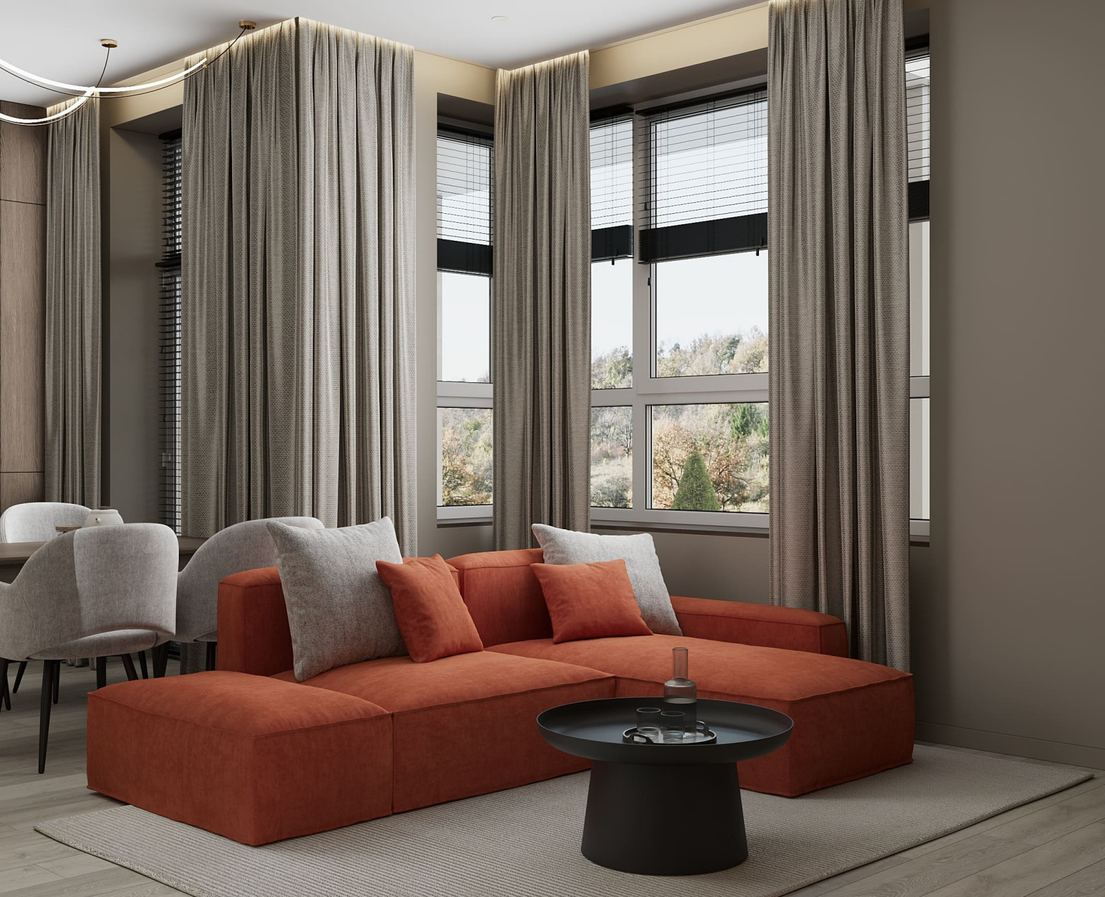 Дизайн-проект квартиры для сдачи на берегу Балтийского моря