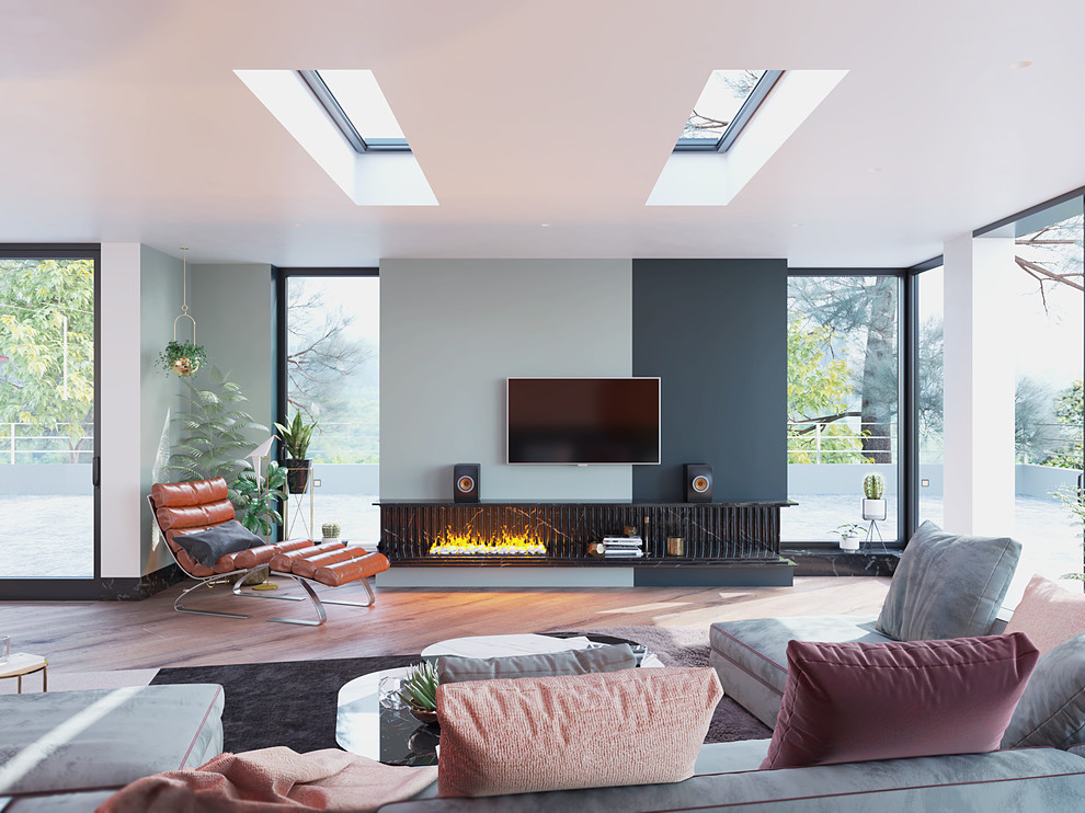 Дом на склоне. Гостиная