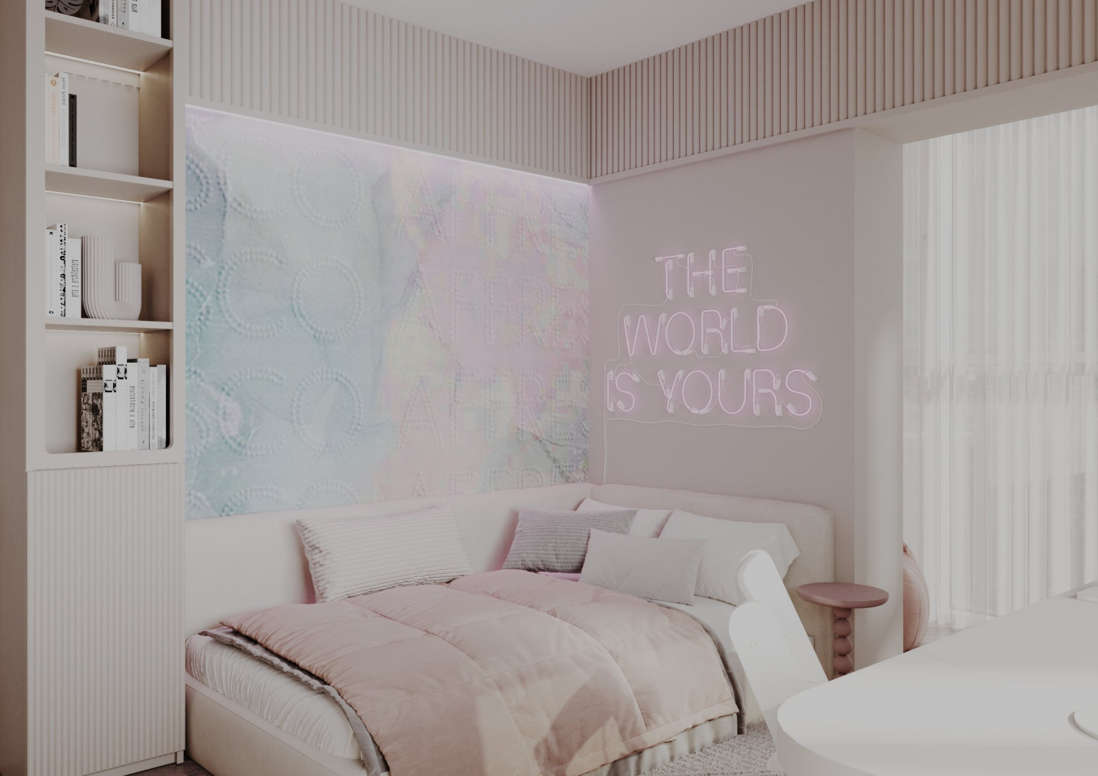 Дизайн интерьера трехкомнатной квартиры "ЖК Дежнев"