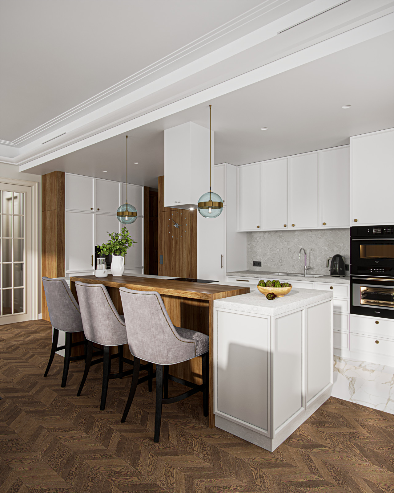 дом с видом на реку